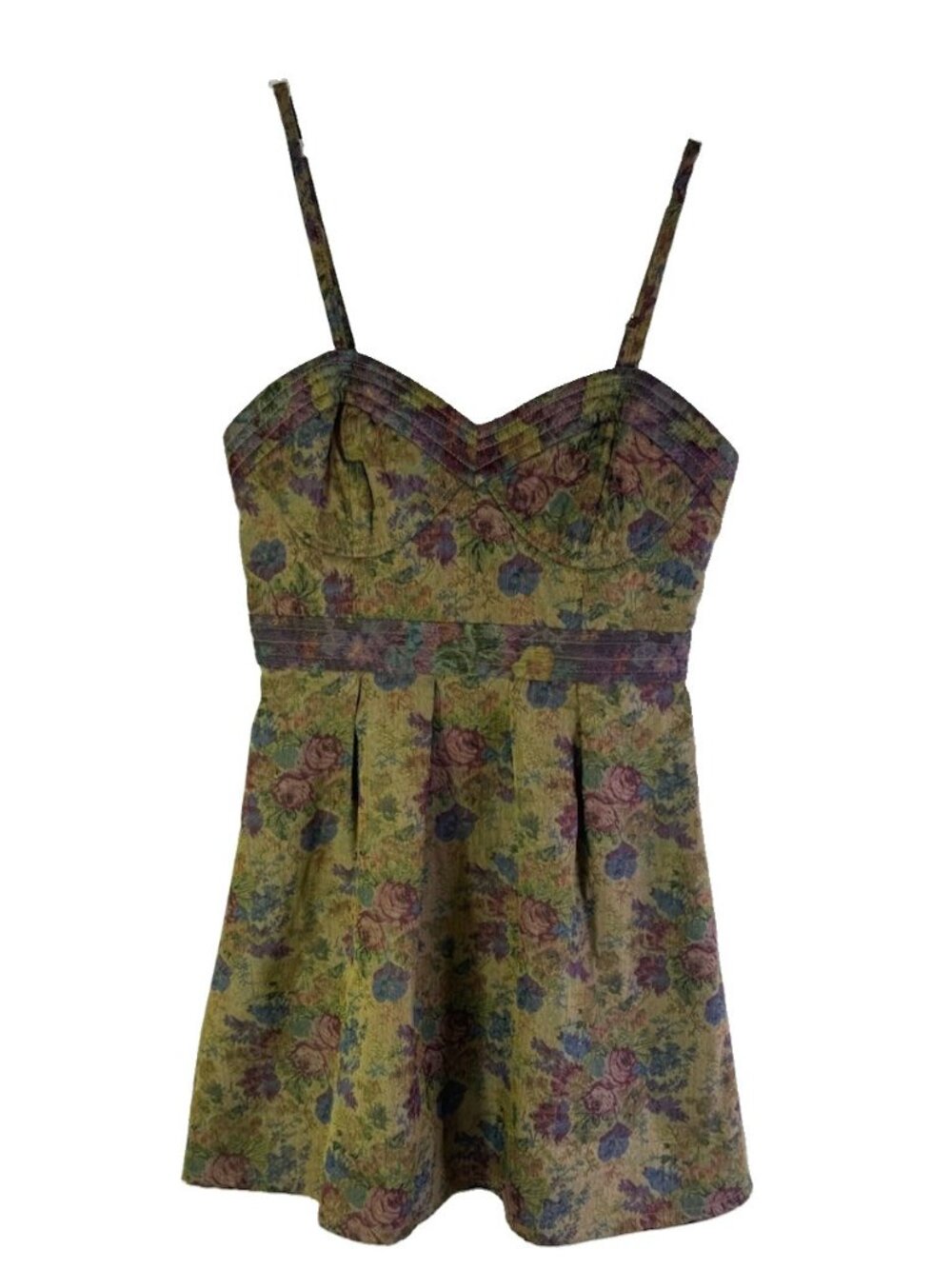 New Free People Foiled Tapestry Dress Mini Micro